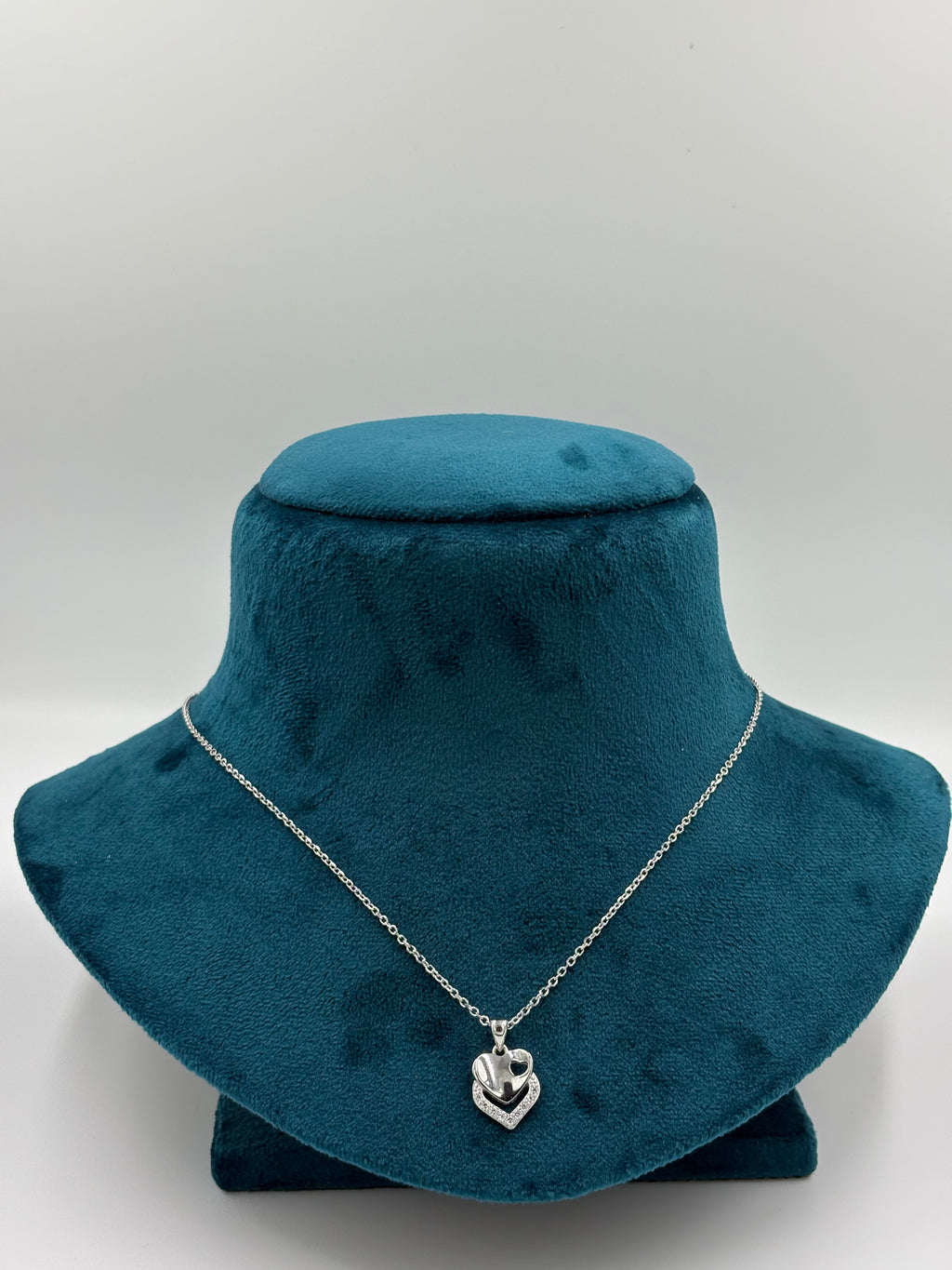 Silver Heart Pendant Chain