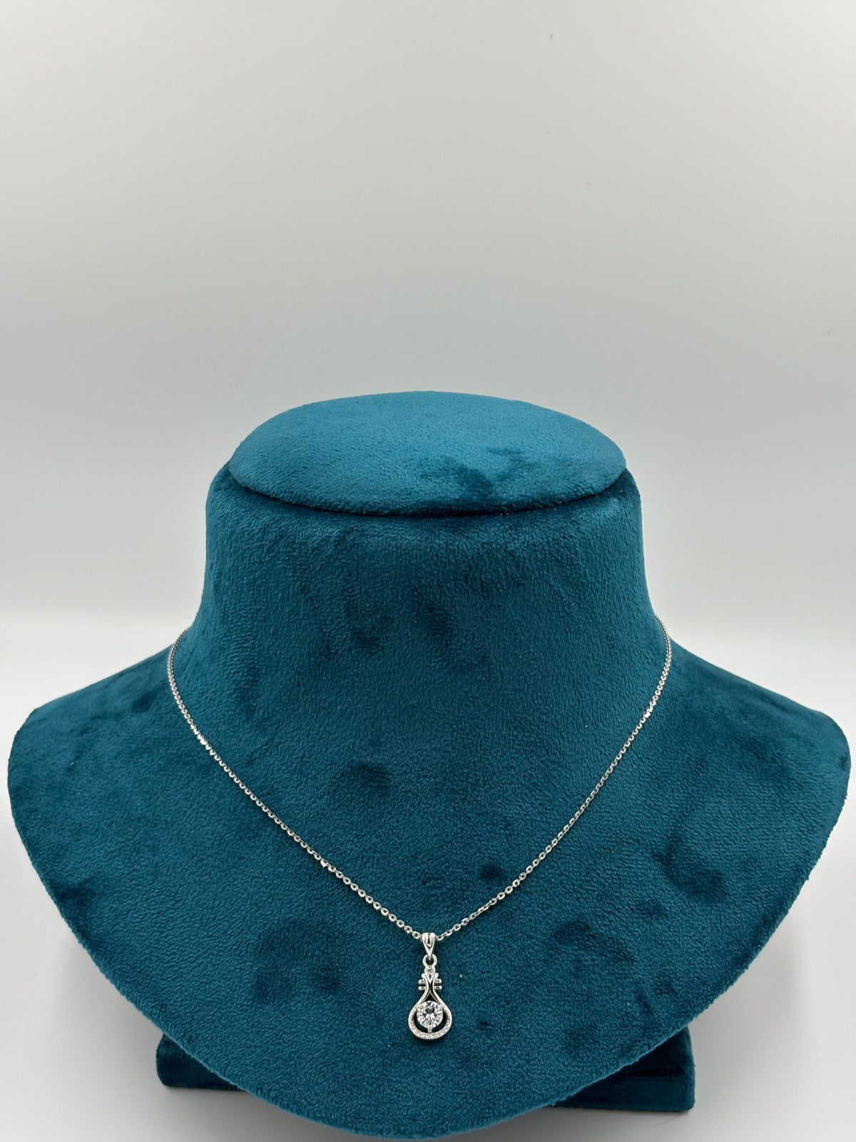 Silver Heart Pendant Chain