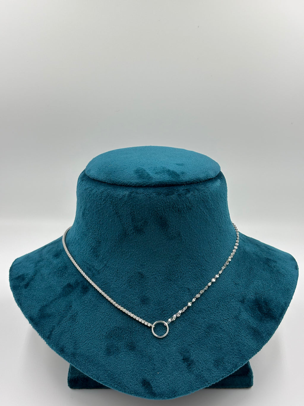 Silver Heart Pendant Chain