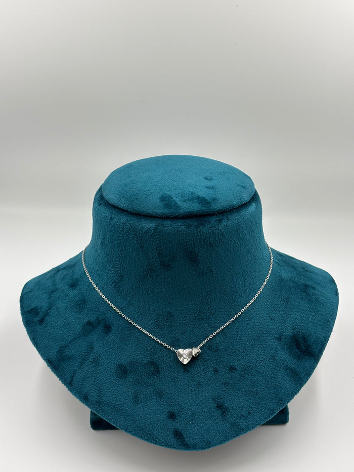 Silver Heart Pendant Chain
