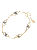 Gold Evil Eye Bracelet